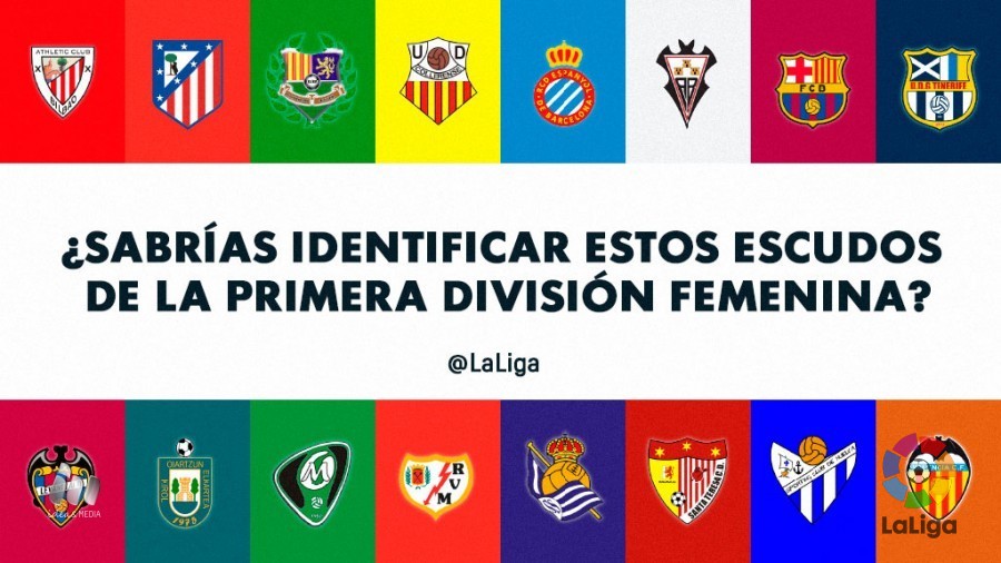 Imaginación Mordrin Sur Sabrías identificar estos escudos de la Primera División Femenina? | LALIGA