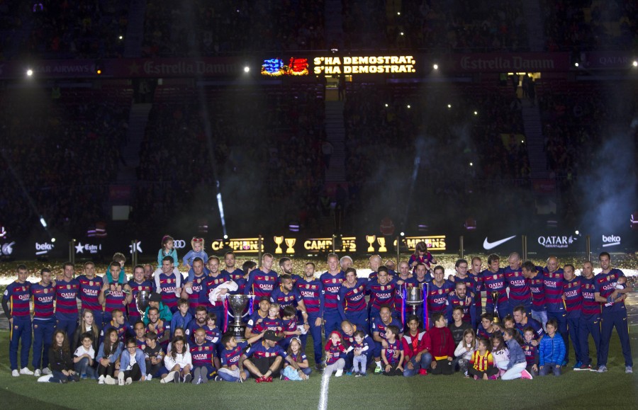 FC Barcelona's Double Celebrations In Pictures | LALIGA