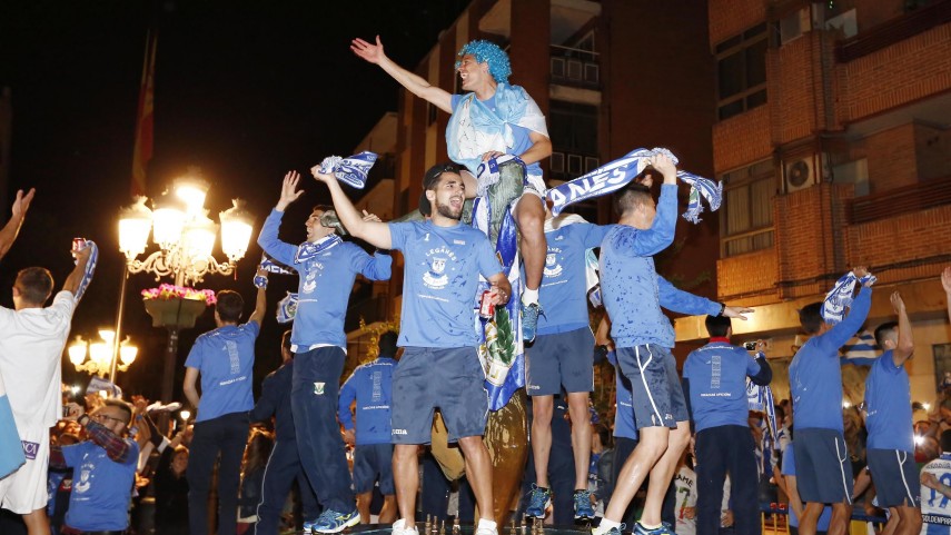 El espectacular discurso de Mantovani antes del ascenso del CD Leganés
