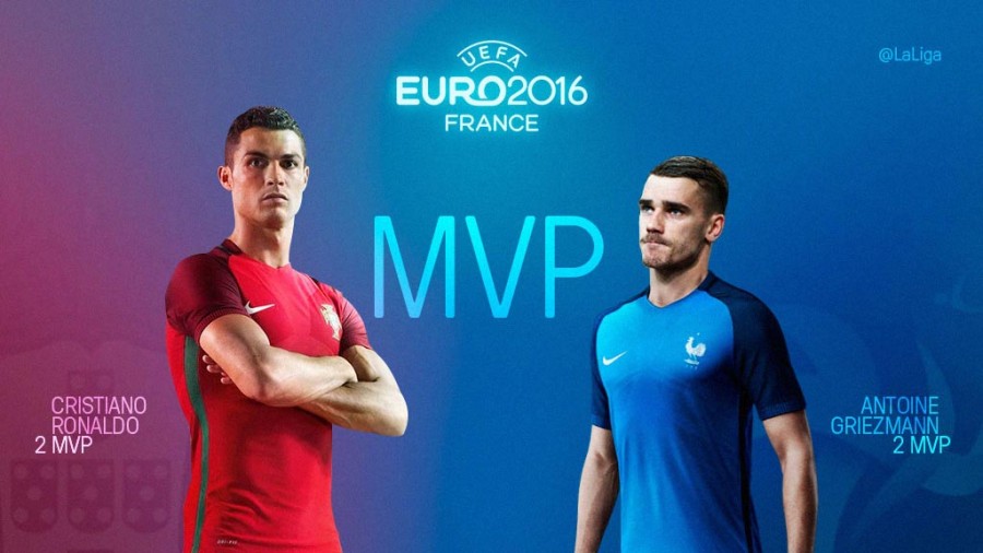 Ronaldo V Griezmann Man Of The Match Winners Face Off In The Euro 16 Final Laliga