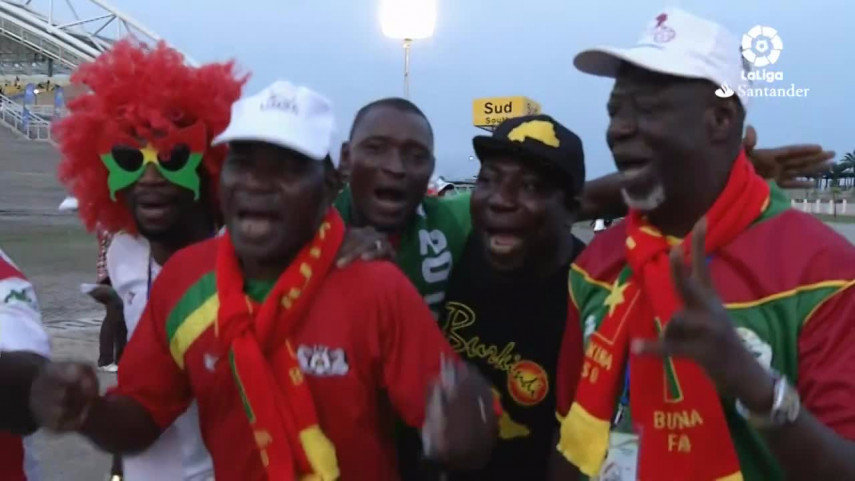 Así se vivió la semifinal de la Copa África entre Burkina Faso y Egipto
