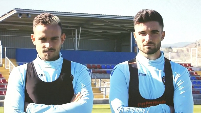 Los jugadores del Levante protagonizan el 'Reto de los diez balones'