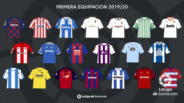 camisetas primera division 2019