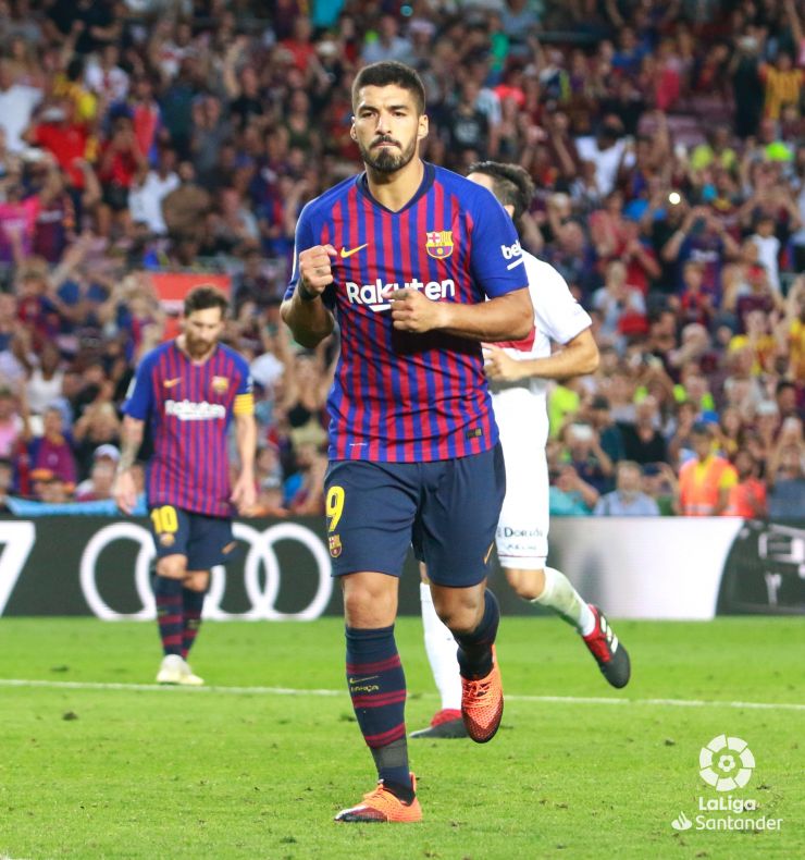 El primer hat-trick de Luis Suárez con el FCB, gracias a Samsung
