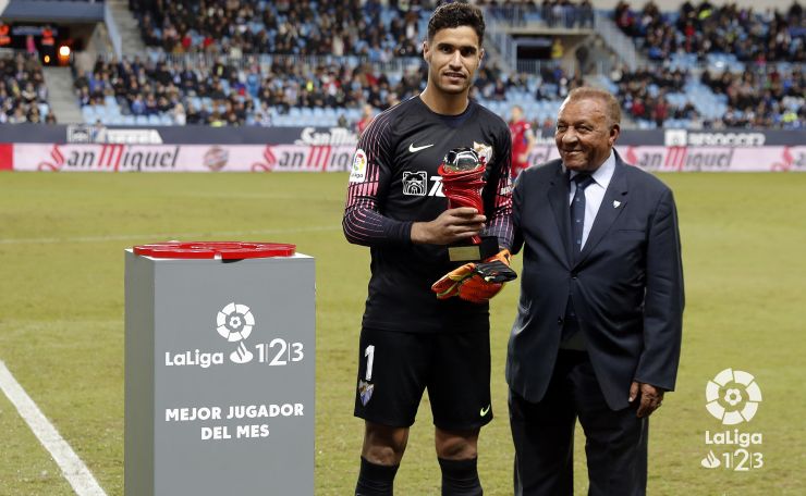 Munir recogió el premio al Mejor Jugador de LaLiga Santander en septiembre