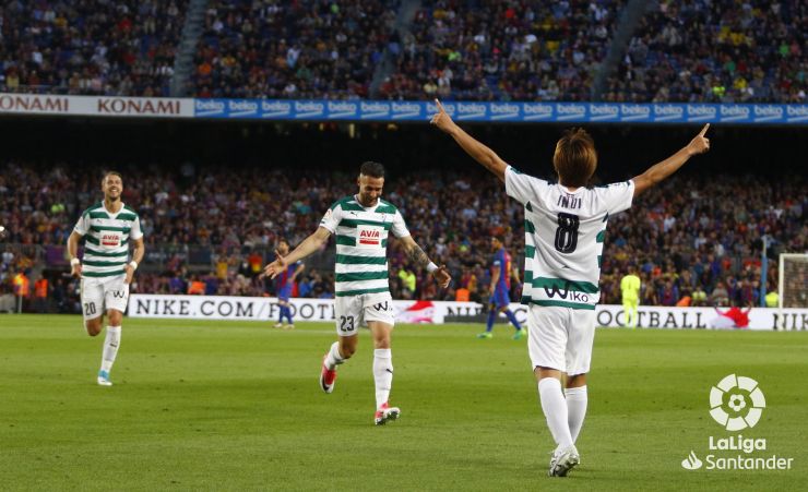¿Recuerdas los dos golazos de Inui con el SD Eibar en el Camp Nou?