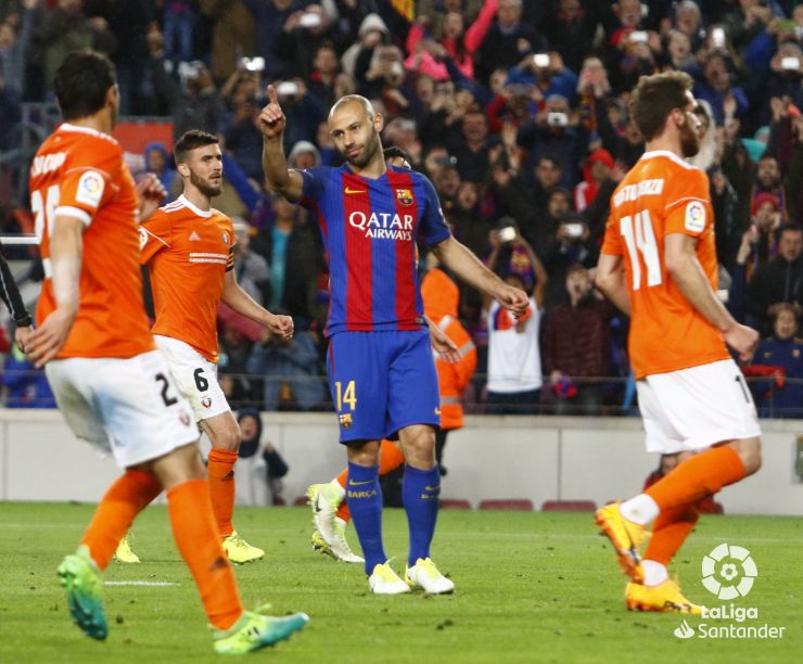 Disfruta del primer gol de Mascherano en LaLiga Santander