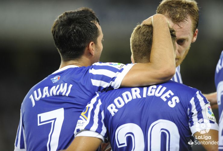 Una pletórica Real Sociedad lidera LaLiga Santander