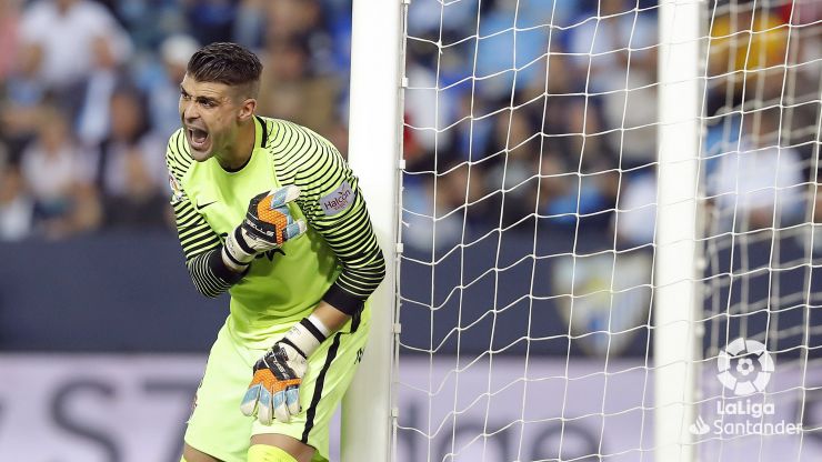 Así se vio la parada de Pichu Cuéllar en Butarque desde detrás de la portería