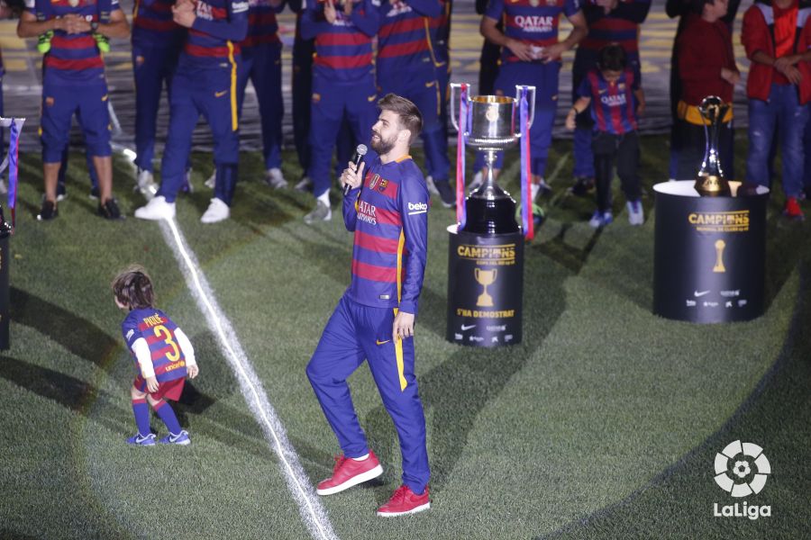 FC Barcelona's Double Celebrations In Pictures | LALIGA