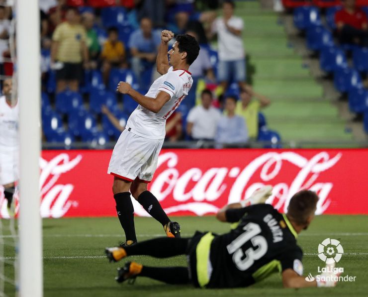 Así se vio el taconazo de Ganso desde detrás de la portería