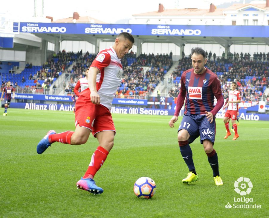 Eibar-RCD Espanyol, en imágenes