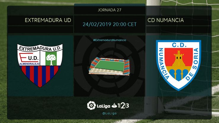 El Extremadura busca un cambio de inercia ante el Numancia