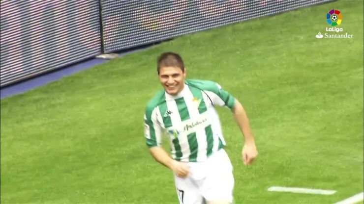 El doblete de Joaquín ante el FC Barcelona en 2005, gracias a Samsung