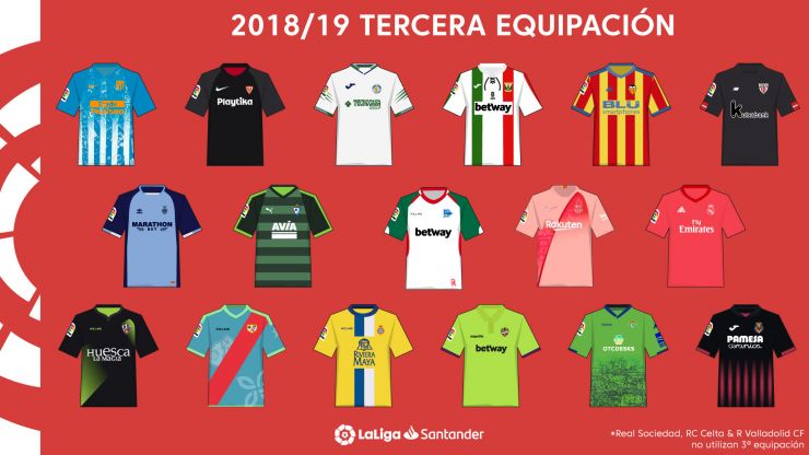 Estas son las terceras equipaciones de los equipos de LaLiga Santander! |  LaLiga