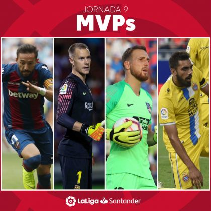 Vote for the MVP of Matchday 9 in LaLiga Santander | LALIGA