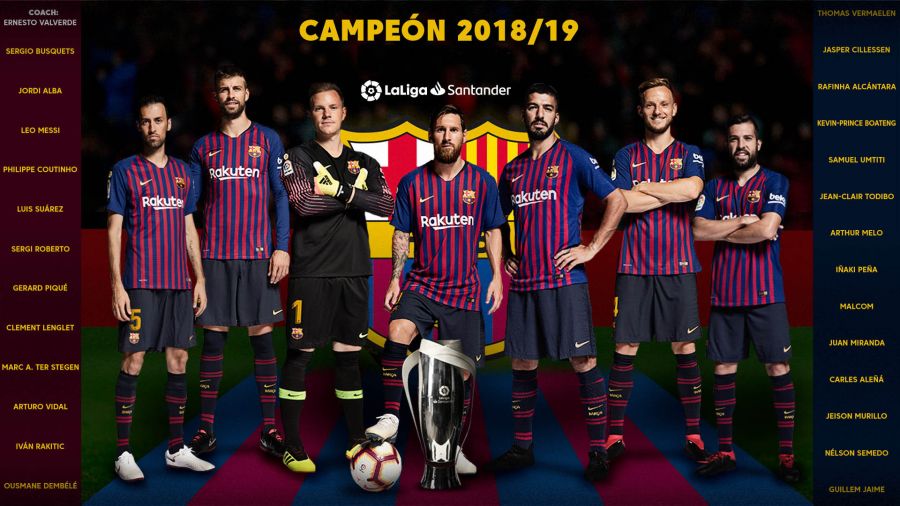 Notable Traición Palacio El FC Barcelona se proclama campeón de LaLiga Santander 2018/19 | LaLiga