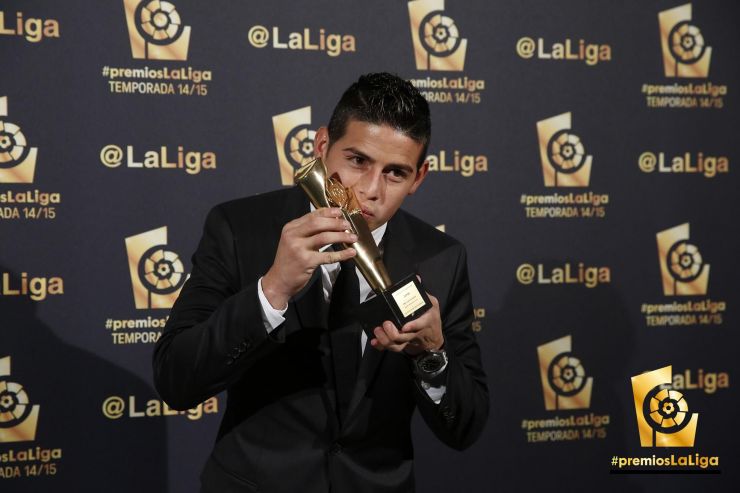 James Rodríguez, 'Mejor centrocampista de la Liga BBVA 2014/15'