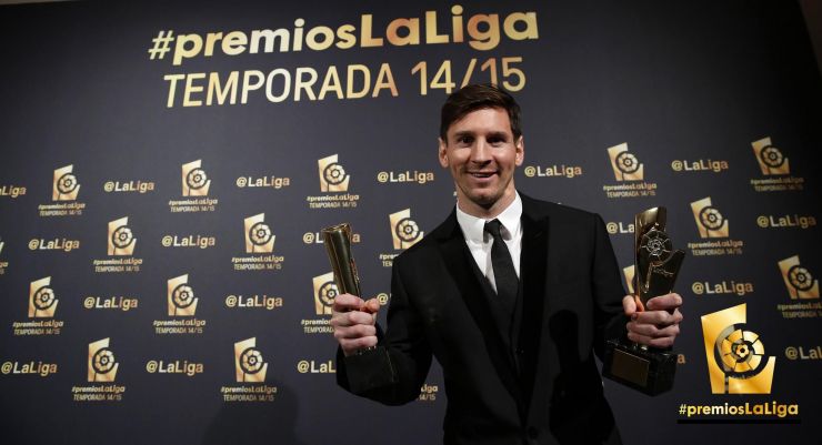 Lionel Messi, 'Mejor Jugador' y 'Mejor Delantero de la Liga BBVA 2014/15'