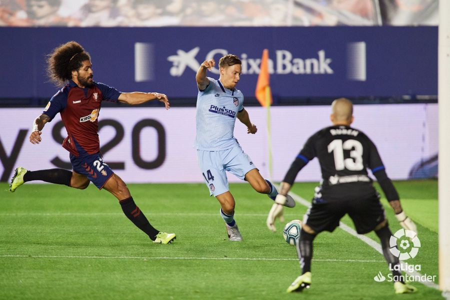 Marcos Llorente, ante Osasuna (Foto: LaLiga).