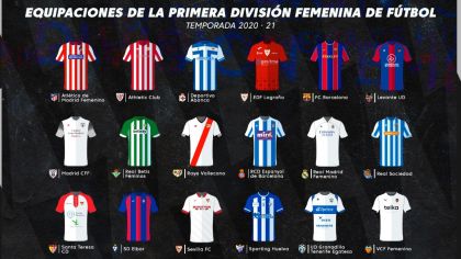 Clasificación liga femenina primera división