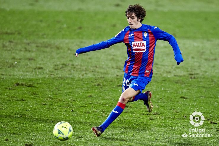 Bryan Gil Enjoying His Football At Sd Eibar Laliga