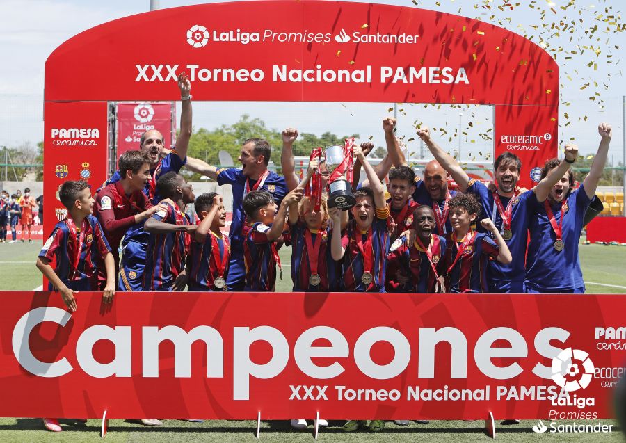 El Fc Barcelona Campeon Del Xxx Torneo Nacional Pamesa Laliga Promises Laliga