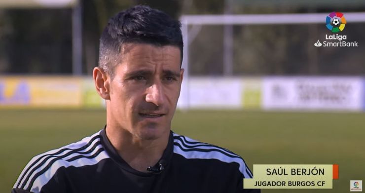 Saúl Berjón: "Estoy en el Burgos CF por Michu y acerté"