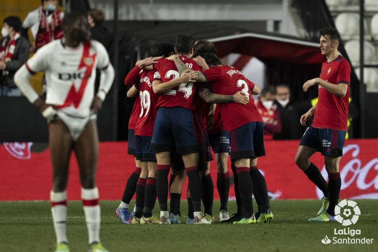 Osasuna win at Vallecas
