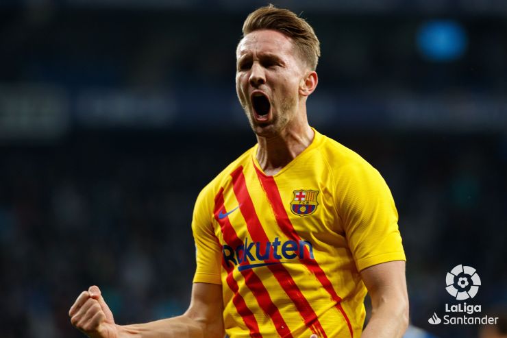 El cabezazo salvador de Luuk de Jong, desde el aire