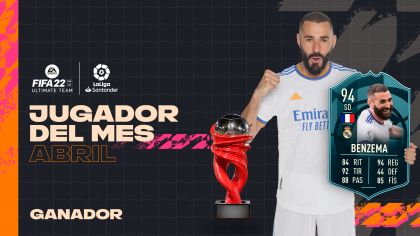 Karim Benzema, Mejor Jugador de LaLiga Santander en abril