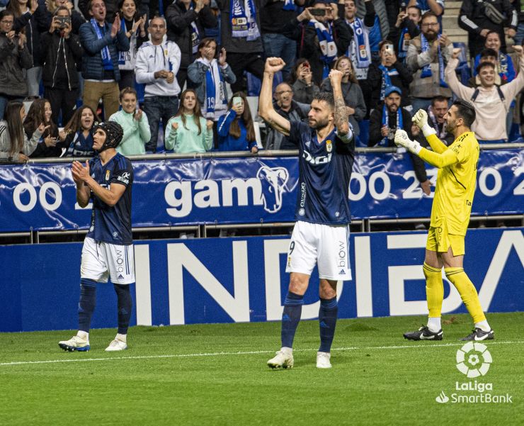 El Real Oviedo se reencuentra con la victoria ante el Málaga CF