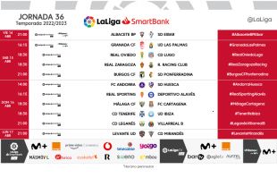 Jornada 36 liga smartbank