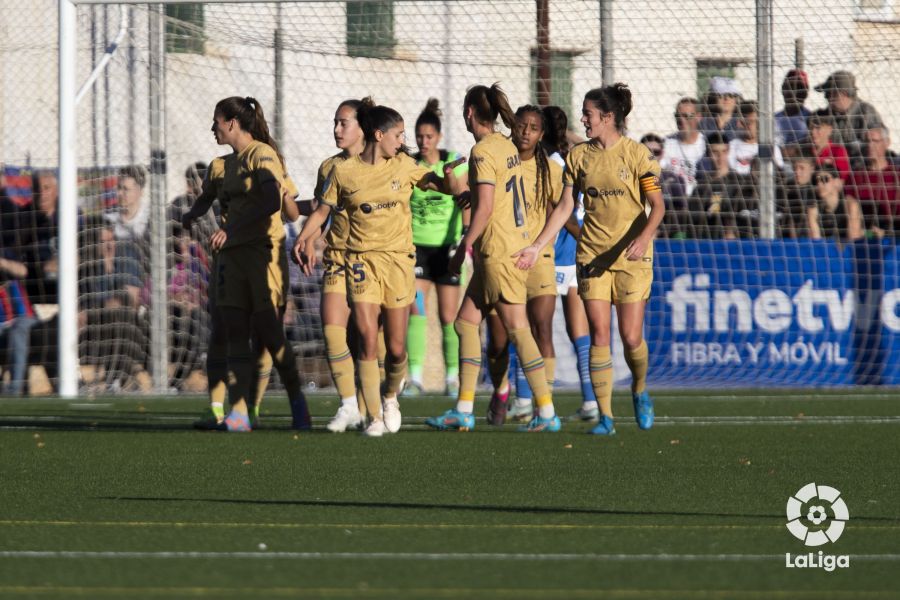 Alineaciones de alhama cf contra fútbol club barcelona femenino