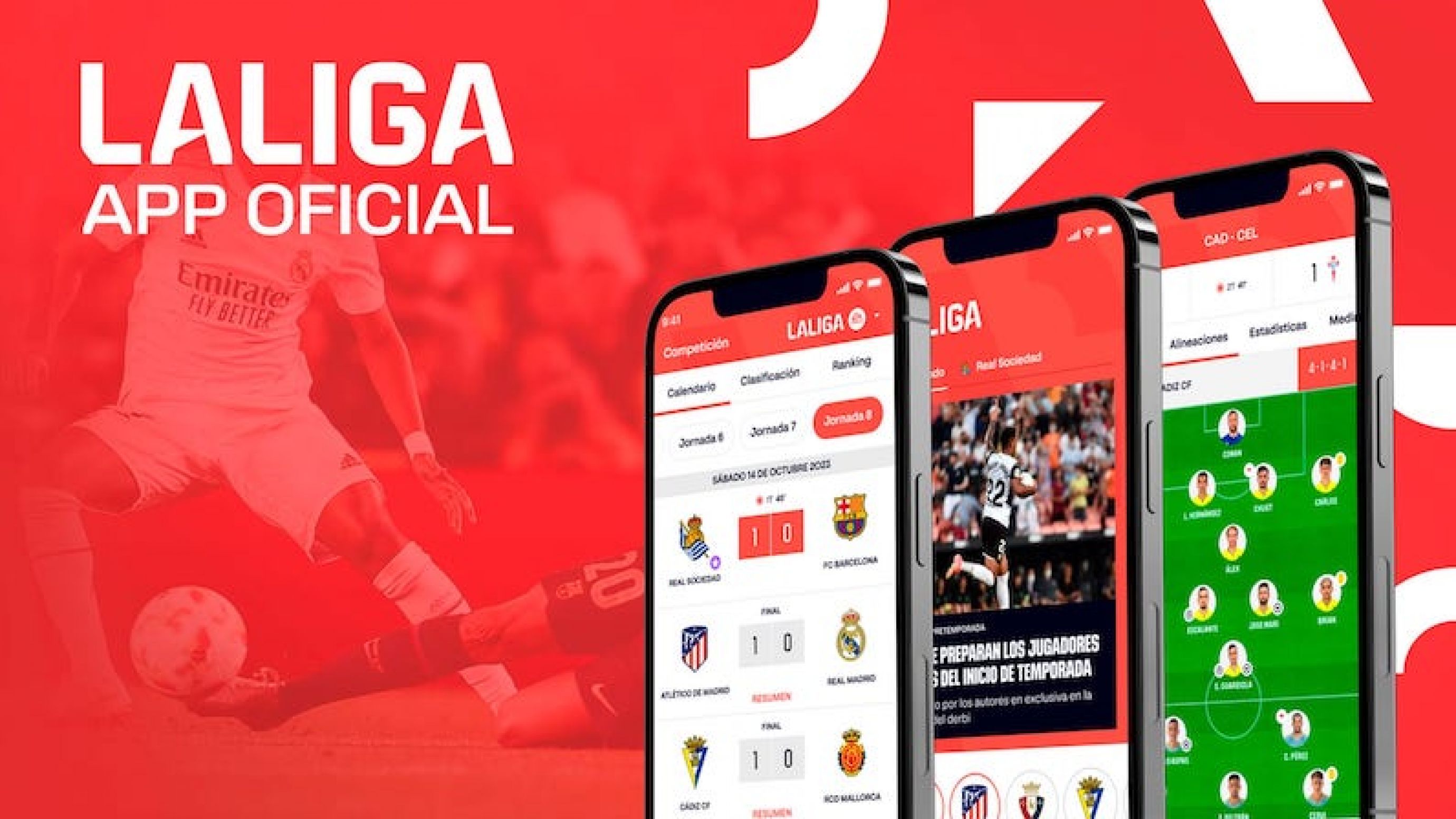 Aplicaciones de la liga española