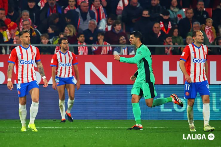 El hat-trick de Morata en el partidazo de Montilivi