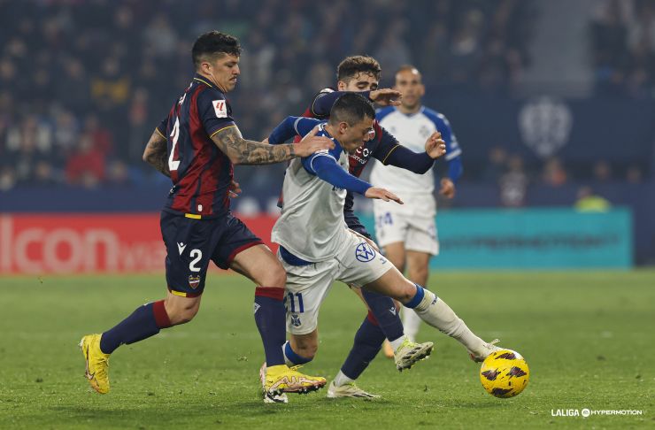 Partidos de cd tenerife contra levante ud