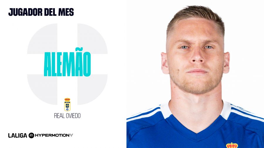 Alemao, Best Player of LALIGA HYPERMOTION in January | LALIGA