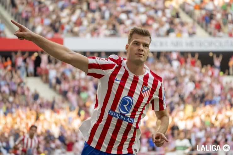 La gran definición de Sørloth en su primer gol de la temporada