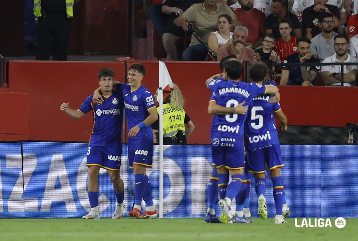 El Getafe CF se lleva los tres puntos del Ramón Sánchez-Pizjuán