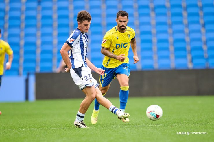 Lluvia de goles en el encuentro entre la Real Sociedad B y el Cádiz CF