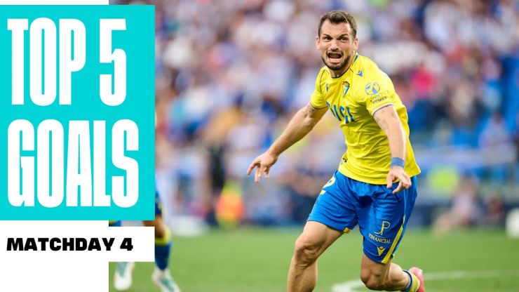 Los 5 mejores goles de la jornada 4 de LALIGA HYPERMOTION