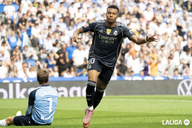 Mbappé brilla en Anoeta y sostiene al Real Madrid en la cima