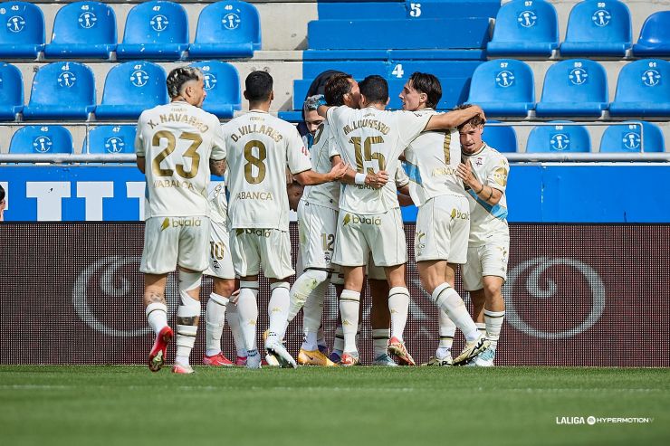 El RC Deportivo muestra todo su poder ofensivo