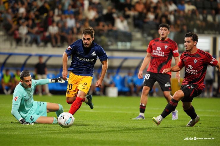 Reparto de puntos entre el FC Andorra y el CD Mirandés