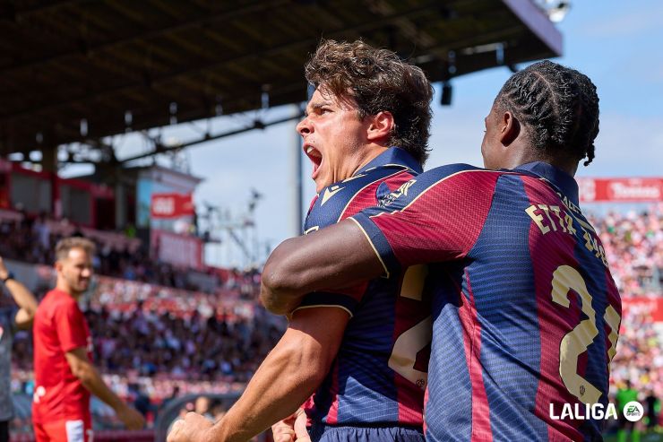 El Levante UD logra la primera victoria en LALIGA EA SPORTS 2025/26