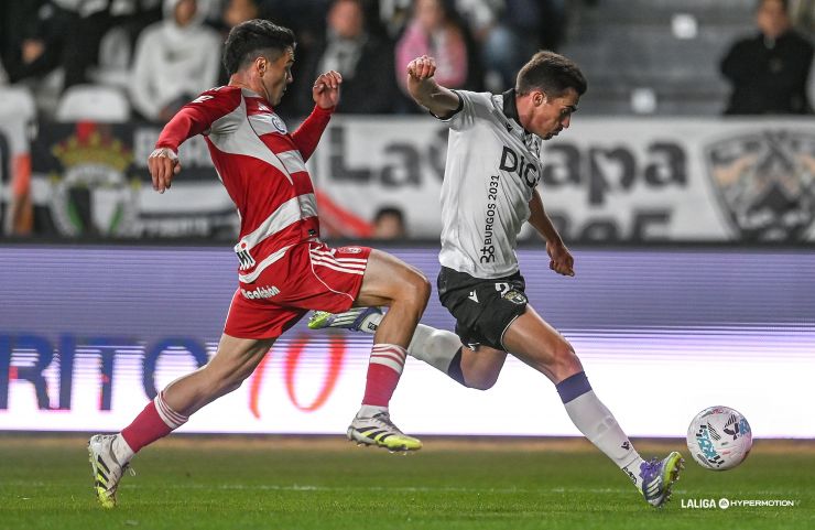 Burgos CF y Granada CF empatan en el último partido de la jornada 6
