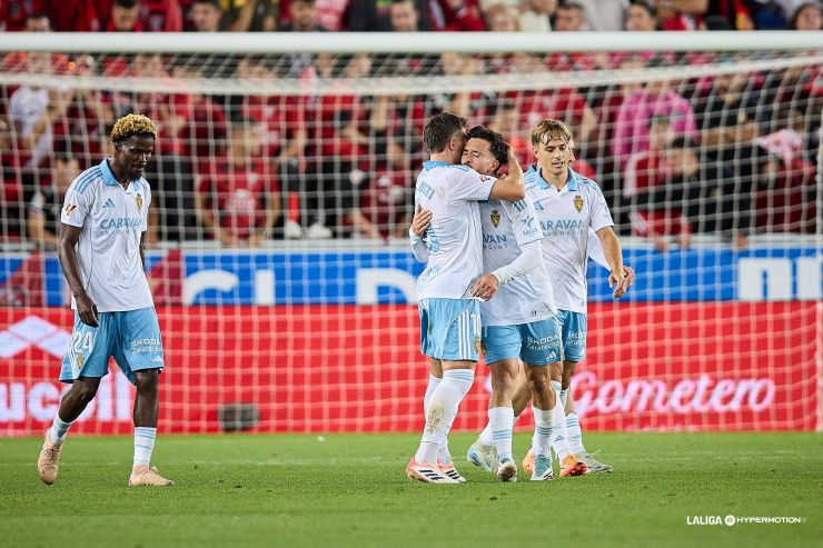 Sebas Moyano le da la primera victoria de la temporada al Real Zaragoza