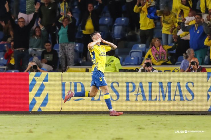 Victoria de la UD Las Palmas en el regreso de Kirian