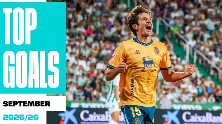 Los mejores goles de septiembre de LALIGA HYPERMOTION 2025/26